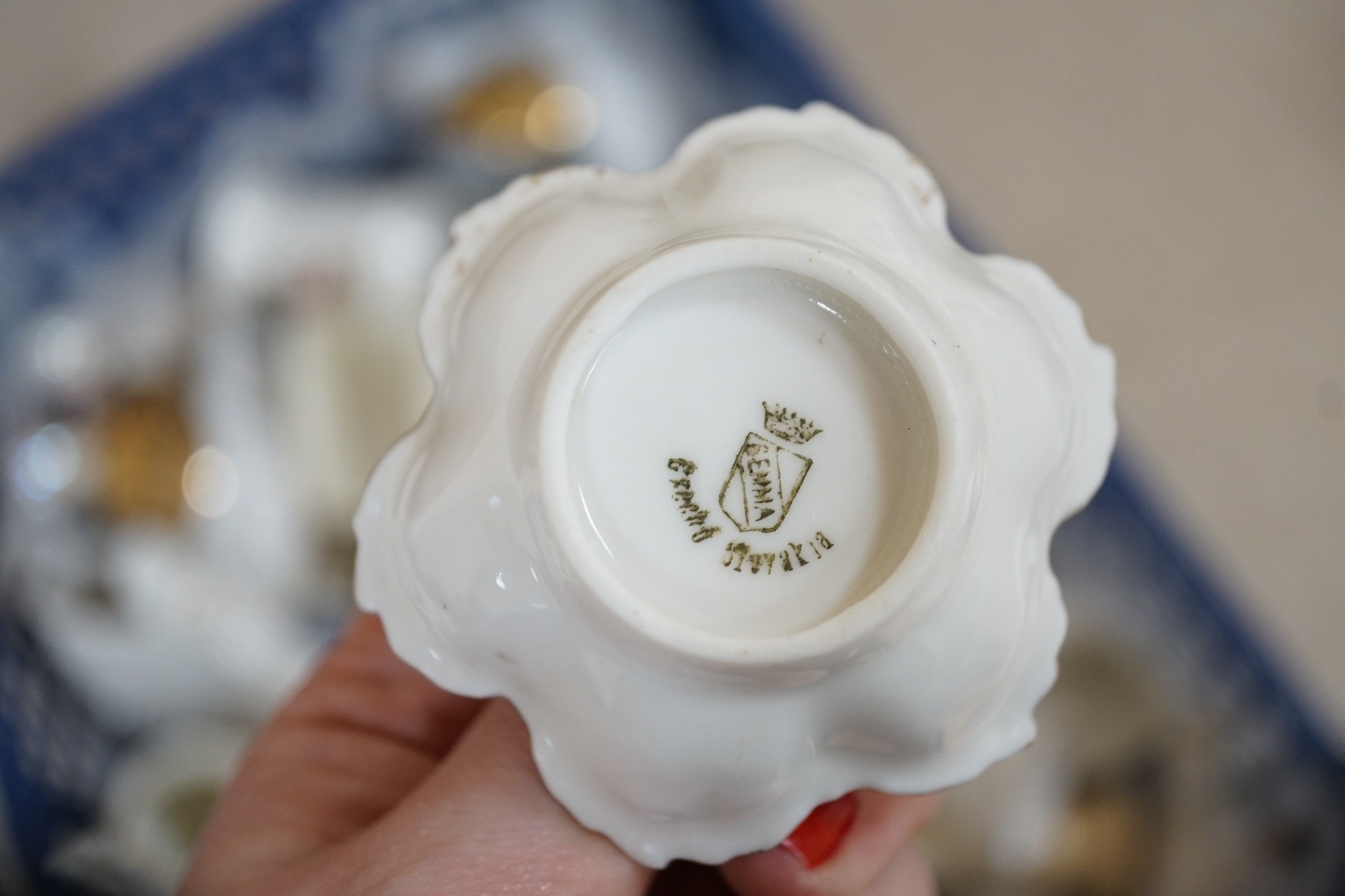A collection of Goss and other crested china including several Brighton